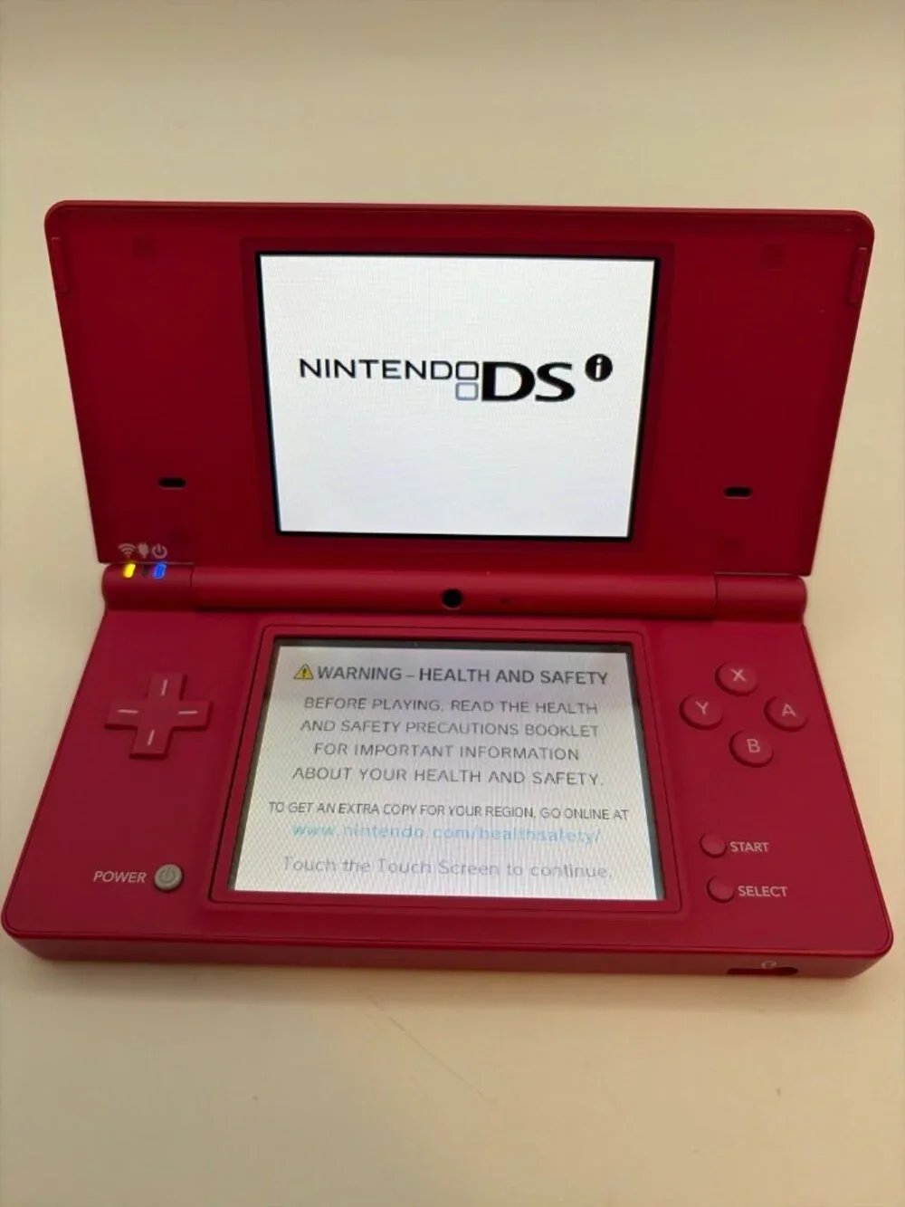 Nintendo DSi Pink TWL-001 USA Handheld Game Console New Battery Charger Tested
